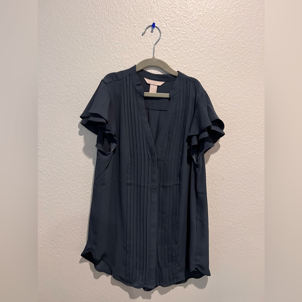 Dark Teal H&M blouse size XS